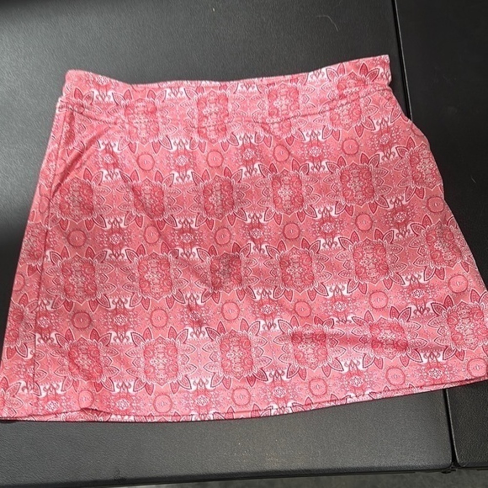 PGA Tour Women's Pink Patterned Mini Skirt